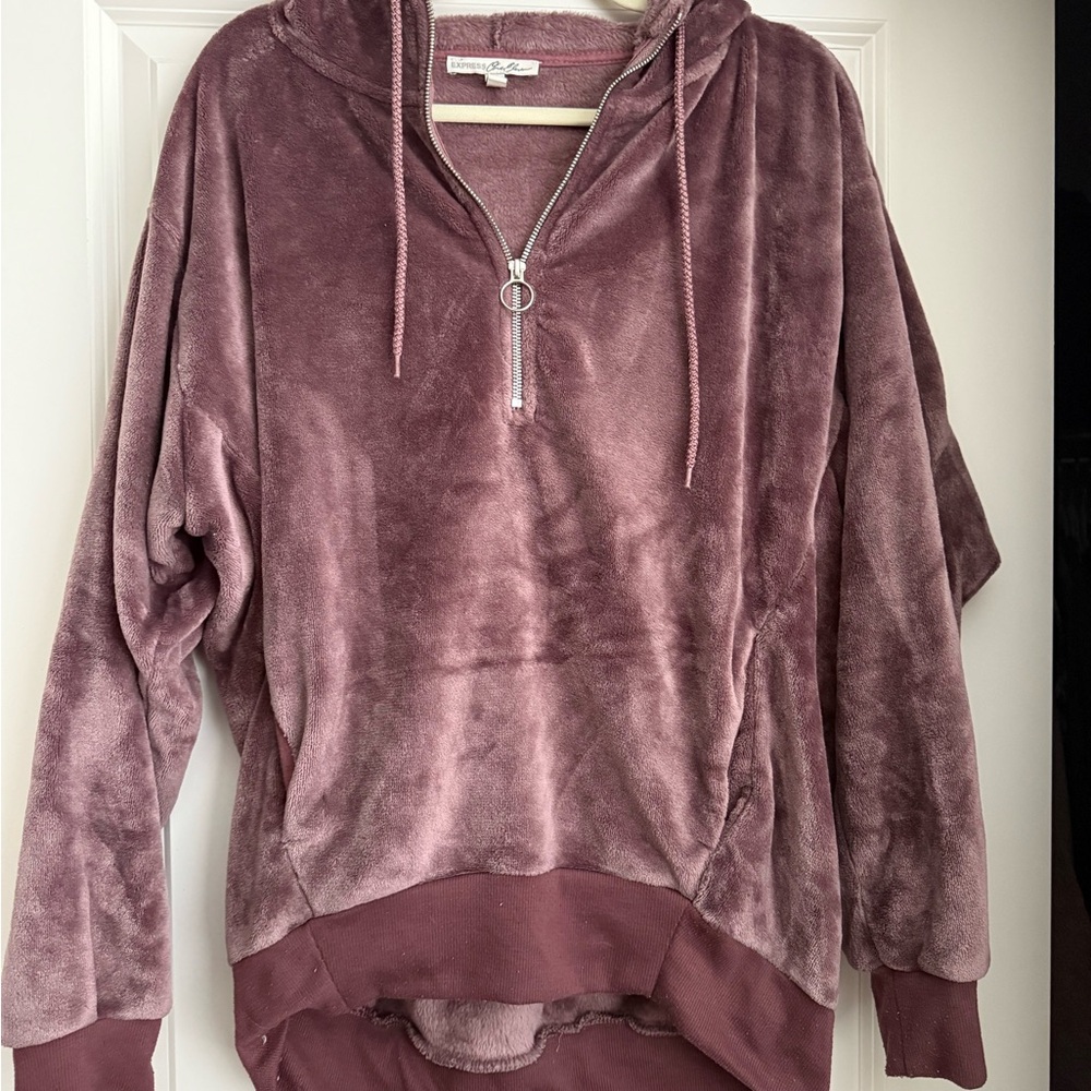 Women's Mauve Hoodie Sweater